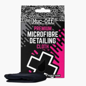 Paño de microfibra MUC-OFF Premium, especial para casco y pantalla