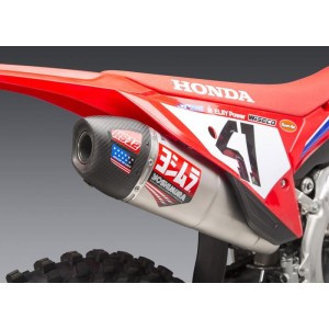 Silencioso escape Yoshimura Signature RS-12 acero inox y tapa carbo...