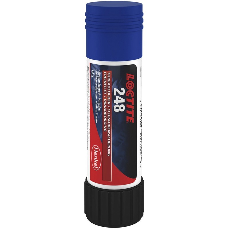 Fijador de roscas LOCTITE 248 media resistencia - Barra 19gr