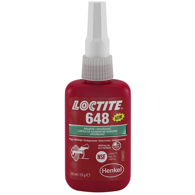 Compuesto retenedor LOCTITE 648 baja viscosidad alta resistencia - ...