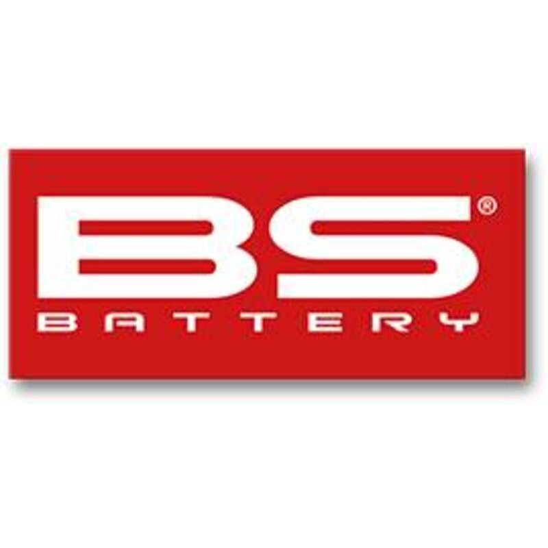 Adhesivo BS BATTERY rojo tamaño pequeño- 50 unidades