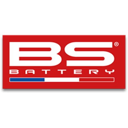 Adhesivo BS BATTERY rojo tamaño pequeño bandera francesa - 50 unidades
