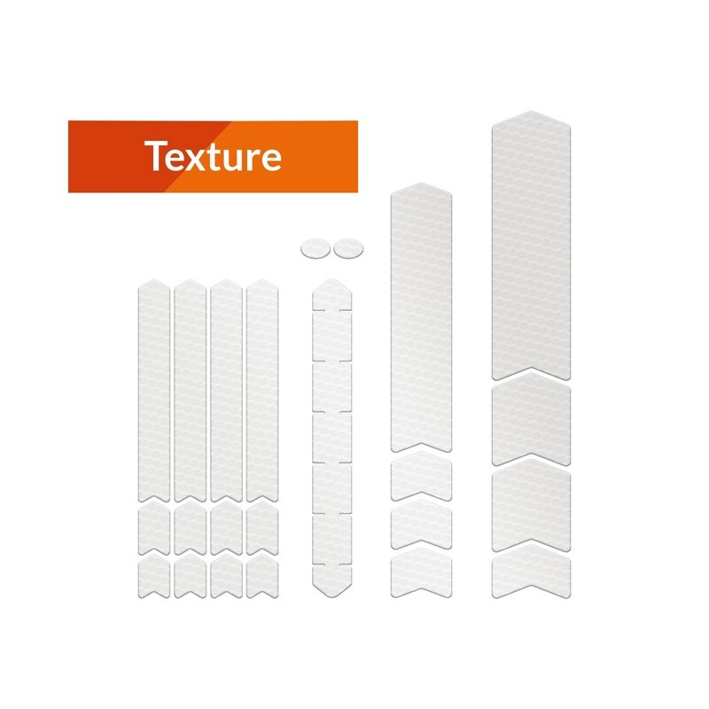 Kit adhesivos protectores cuadro ALGIS texture L transparente