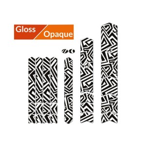 Kit adhesivos protectores cuadro ALGIS mate L LINES negro