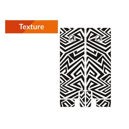 Kit adhesivos protectores de horquilla ALGIS LINES texture negro