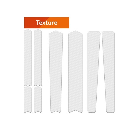 Kit adhesivos protectores cuadro ALGIS texture Gravel/Carretera tra...