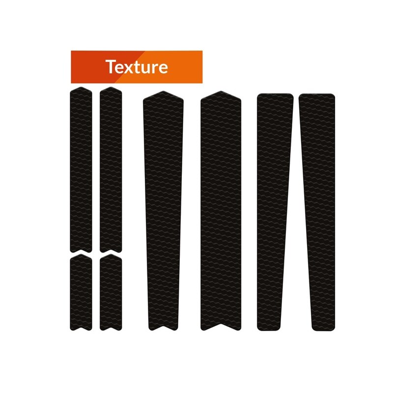 Kit adhesivos protectores cuadro ALGIS texture Gravel/Carretera negro