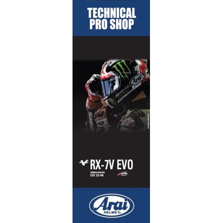 Banner magnético ARAI RX7V EVO 49x140cm