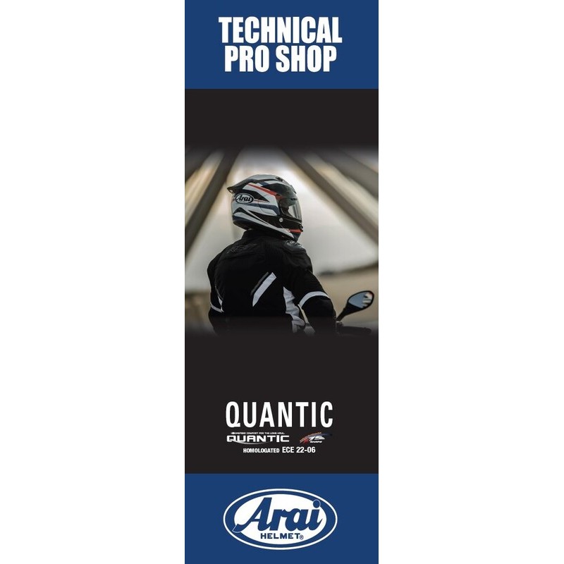 Banner magnético ARAI Quantic 49x140cm