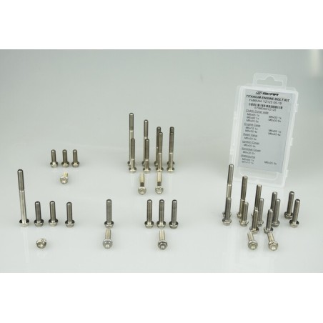 Kit de tornillos de titanio para motor SCAR