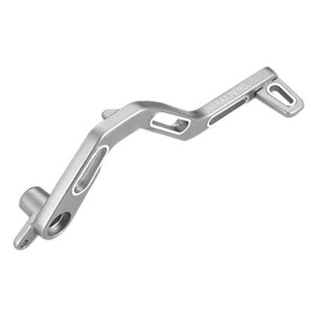 Pedal de freno V PARTS - Derbi aluminio plata