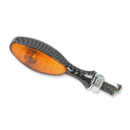 Intermitente mini-ovoide V PARTS carbono / ahumado 21W