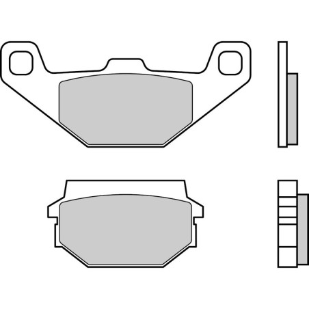 Pastillas de freno orgánicas Brembo 07023