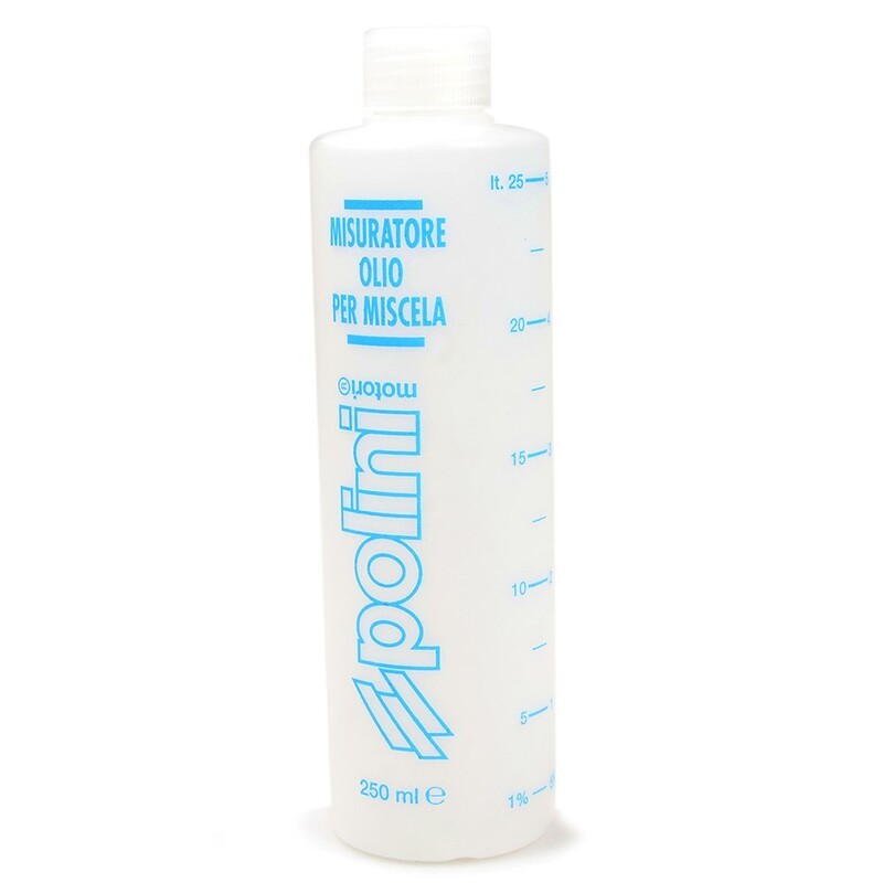 TUBO MEDIDOR POLINI ACEITE Y TAPON 250ml
