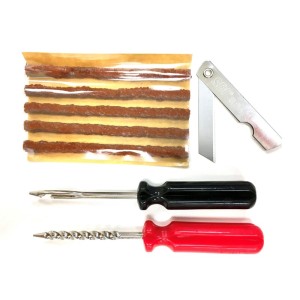 Kit de mechas para reparacion neumáticos tubeless V PARTS moto