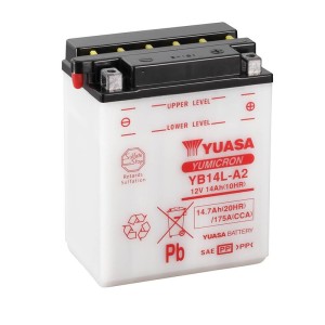 Batería YUASA YB14L-A2 Combipack (con electrolito)