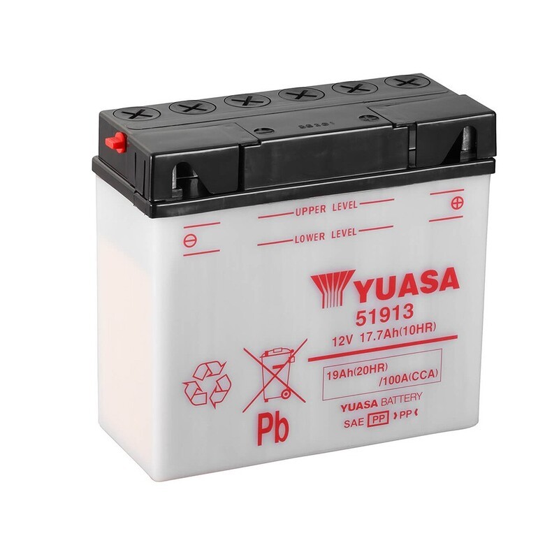 Batería YUASA 51913 Combipack (con electrolito)