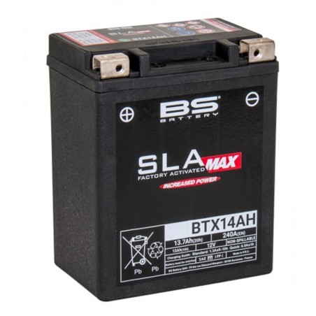 Batería BS BATTERY SLA Max activada de fábrica sin mantenimiento - ...