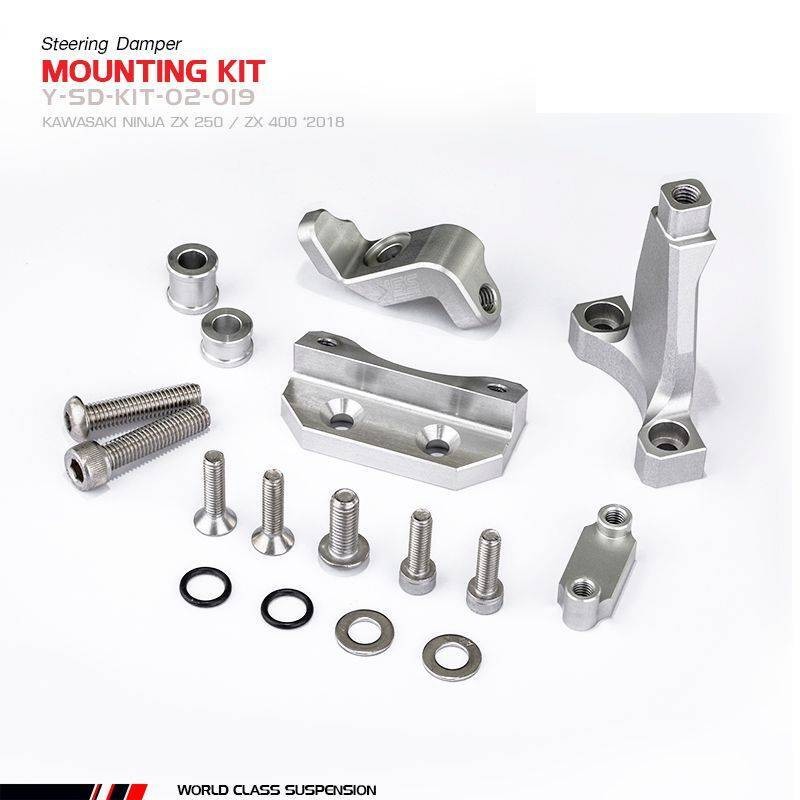 Kit de montaje para amortiguador de dirección YSS