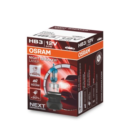Lámpara OSRAM Night Breaker Laser HB3 12V / 60W - 1 ud
