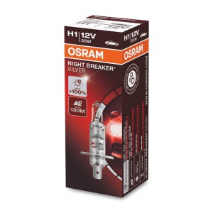 Lámpara OSRAM Night Breaker Silver H1 12V / 55W - 1 ud