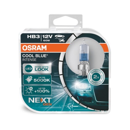 Lámpara OSRAM Cool Blue Intense HB3 12V / 60W - 2 uds