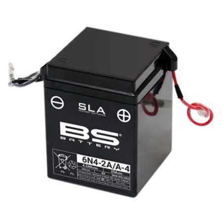 Batería BS BATTERY SLA sin mantenimiento activada de fábrica - 6N4-...