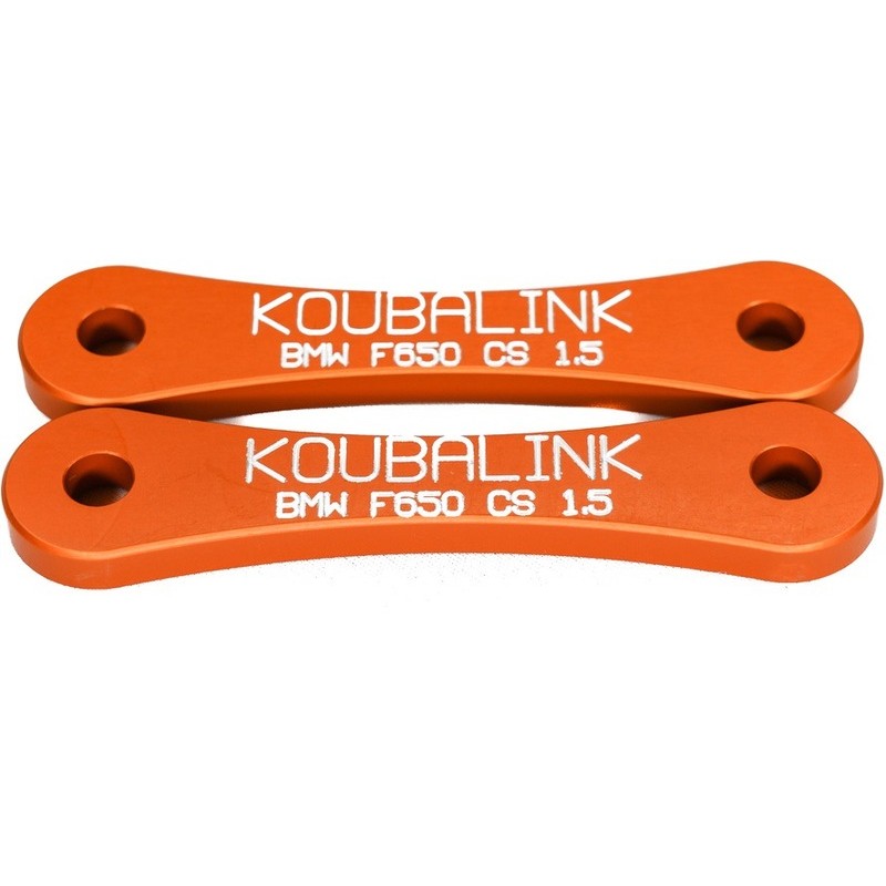 Kit de bajada KOUBALINK (38.1 mm) naranja - BMW F650CS
