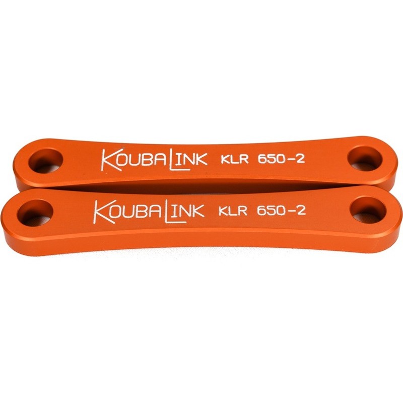 Kit de bajada KOUBALINK (50.8 mm) naranja - Kawasaki KLR650