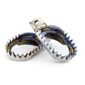 Estriberas enduro PRO-PEGS de titanio - Husqvarna