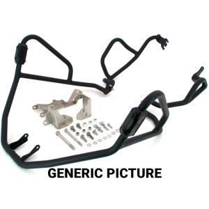 Barra de protección BIHR Trail Crash BAr aluminio Ice polish