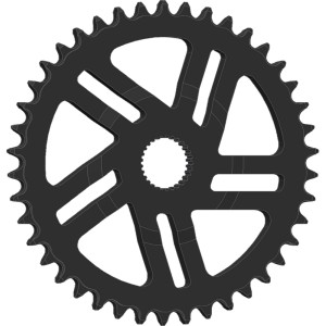 Plato ESJOT 38T Bosch Gen4 Direct Mount linea de cadena 47,5