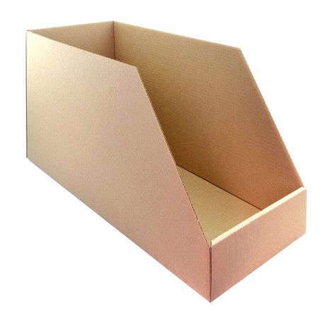 Caja de cartón automontable V PARTS para organización de stock - 56...