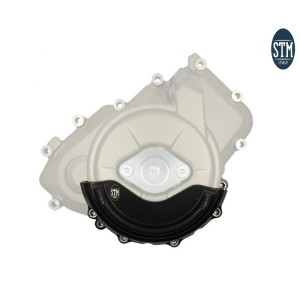 Tapa del alternador STM Negro - Ducati Panigale V4
