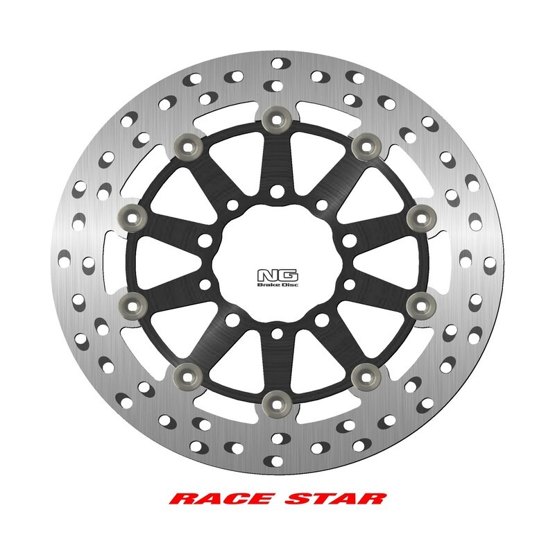 Disco de freno NG BRAKES Race Star redondo flotante