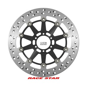 Disco de freno NG BRAKES Race Star redondo flotante