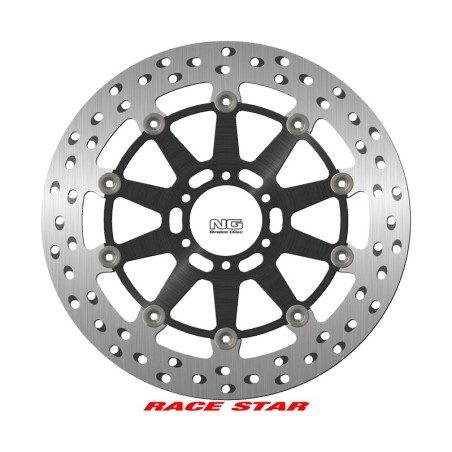Disco de freno NG BRAKES Race Star redondo flotante