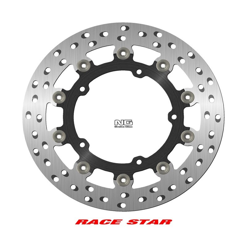 Disco de freno NG BRAKES Race Star redondo flotante
