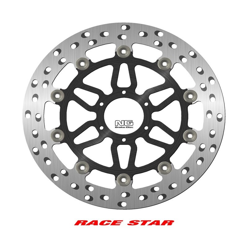 Disco de freno NG BRAKES Race Star redondo flotante