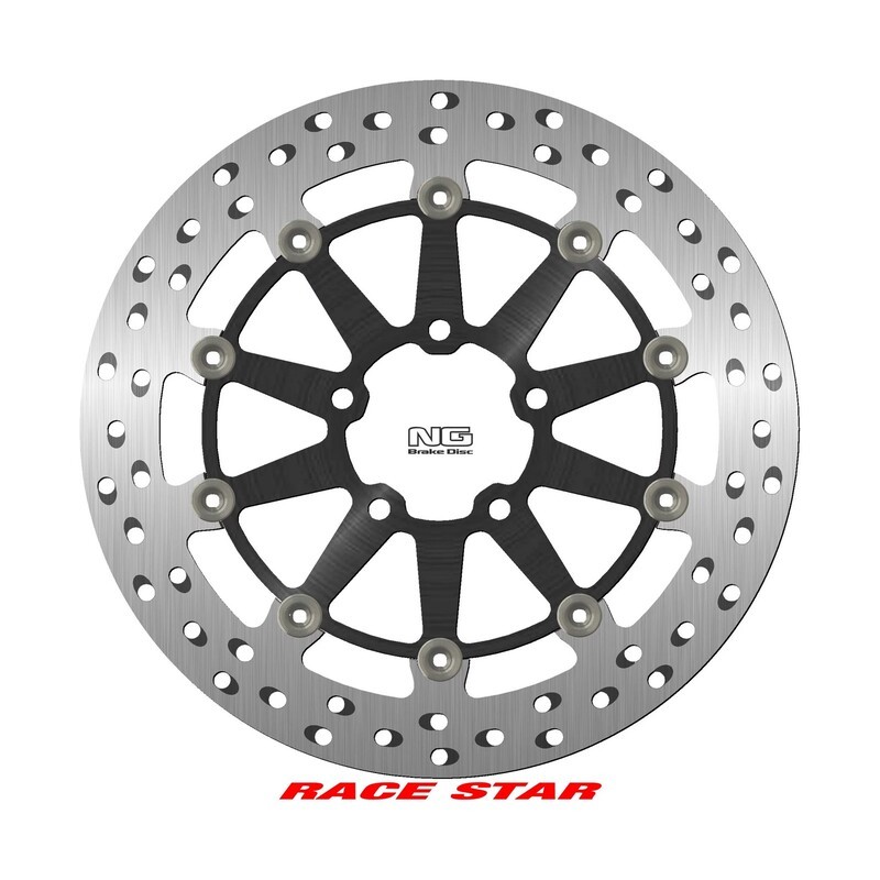 Disco de freno NG BRAKES Race Star redondo flotante