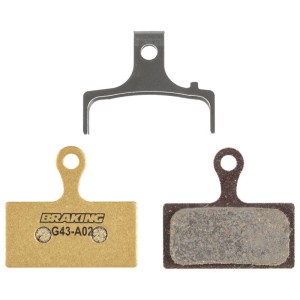 Pastillas de freno bici BRAKING Carbo-Metálicas