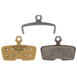 Pastillas de freno bici BRAKING Carbo-Metálicas