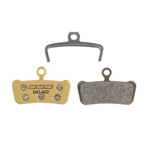 Pastillas de freno bici BRAKING Carbo-Metálicas