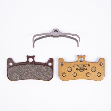 Pastillas de freno bici BRAKING Carbo-Metálicas
