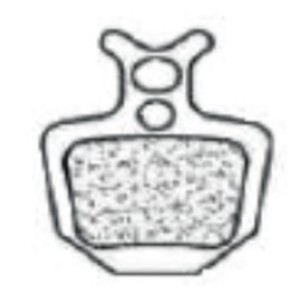 Pastillas de freno bici BRAKING Orgánicas