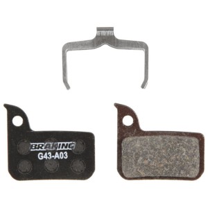 Pastillas de freno bici BRAKING Orgánicas
