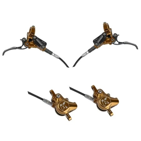 Kit completo de frenos BRAKING Incas 2.0 Ø5mm - Latiguillos kevlar