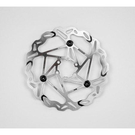 Disco de freno bici BRAKING S3 Batfly ondulado semi-flotante Ø180mm IS