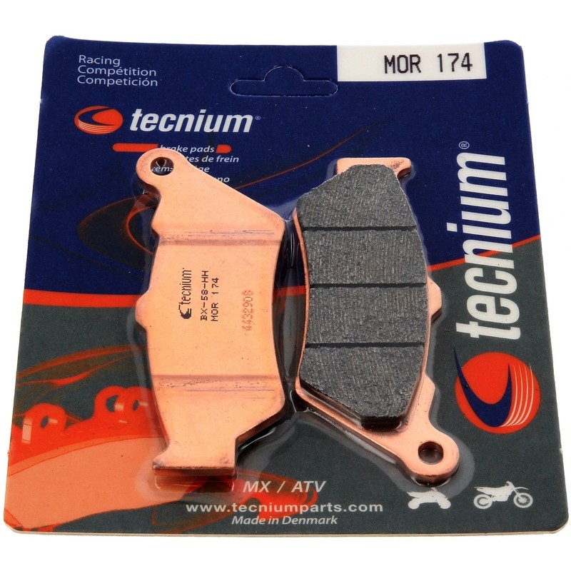 Pastillas de freno de metal sinterizado TECNIUM MX/ATV - MOA397