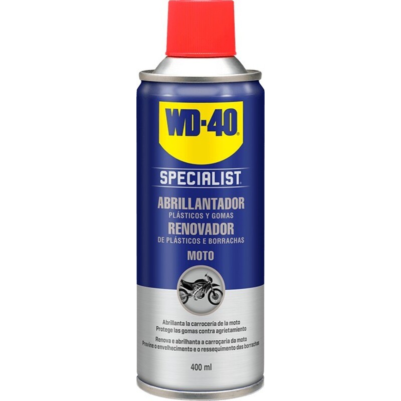 Spray abrillantador para plásticos WD-40 de silicona 400ml